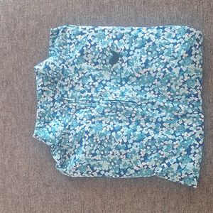 Bad Birdie Liquid Courage quarter zip stretch long sleeve golf blue green